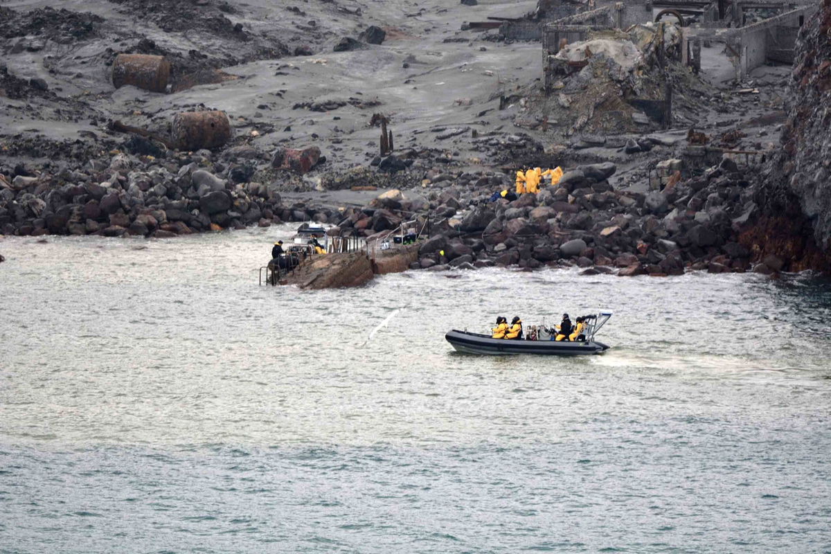 <i>Handout/New Zealand Defence Force via Getty Images</i><br/>Survivors of one of New Zealand’s worst natural disasters have described the searing pain of being lashed by burning sand