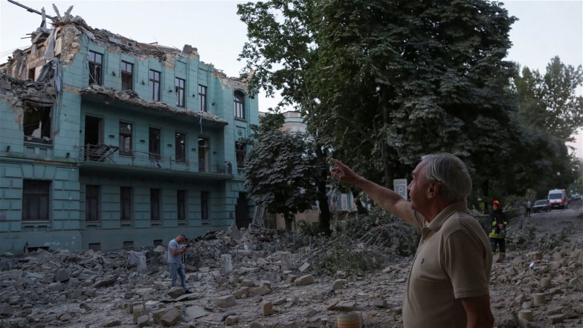 <i>Serhii Smolientsev/Reuters</i><br/>Odesa has been targeted several times this week.