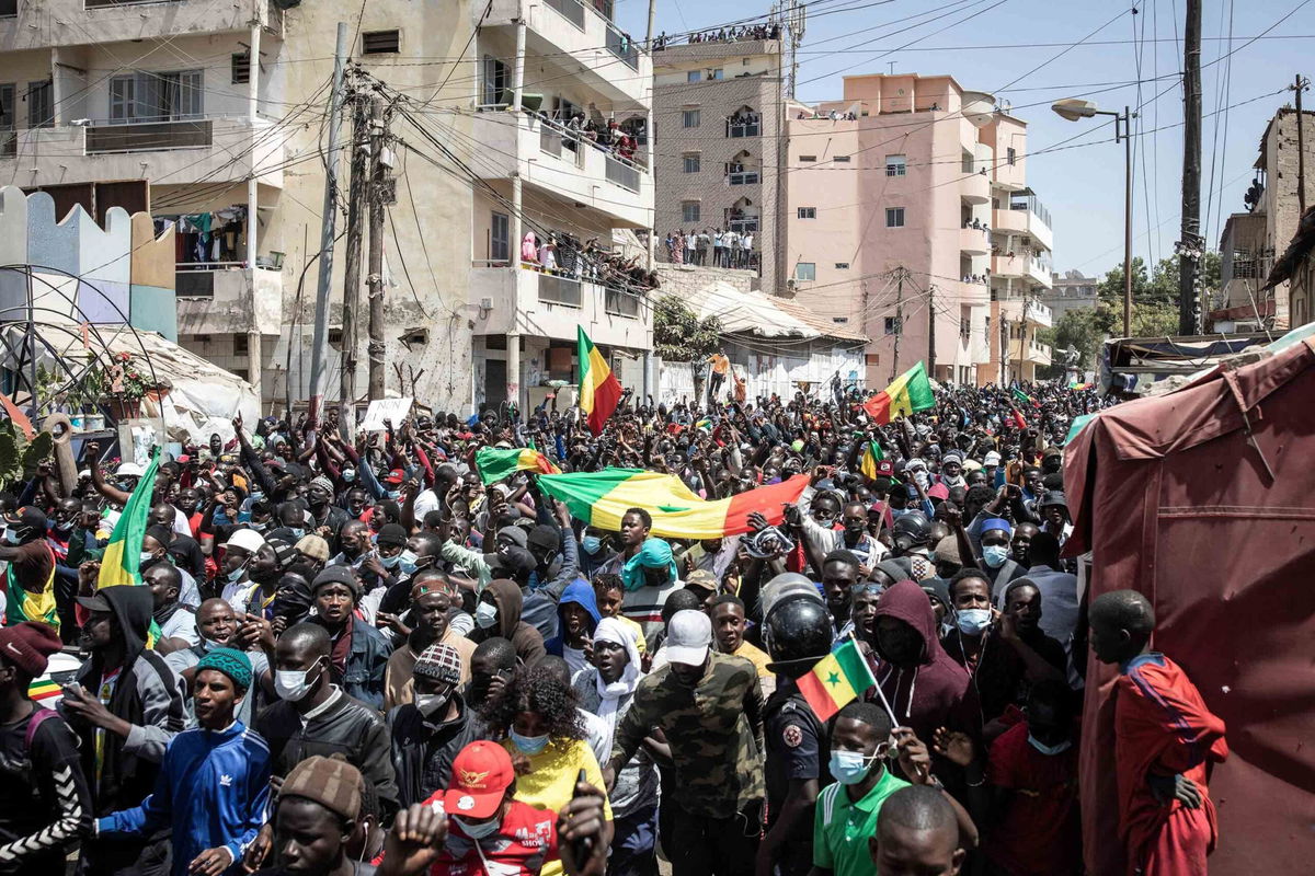 <i>JOHN WESSELS/AFP/Getty Images</i><br/>President Macky Sall's silence on whether or not he would seek a third term ignited an already tense political climate.