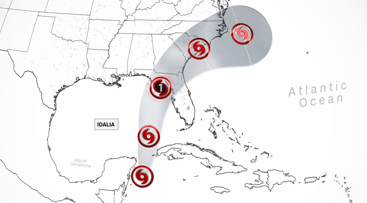 Tropical Storm Idalia is expected to intensify into a dangerous