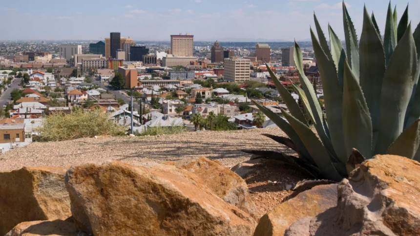 The El Paso Downtown skyline.