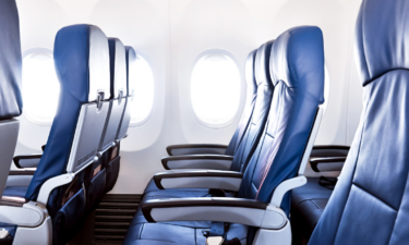 Which major airlines offer the most seat space in economy?