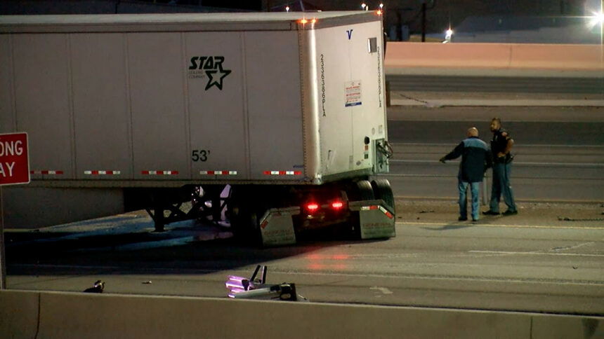 I-10 Reopens After Semi-trailer Jackknifed In West El Paso - KVIA