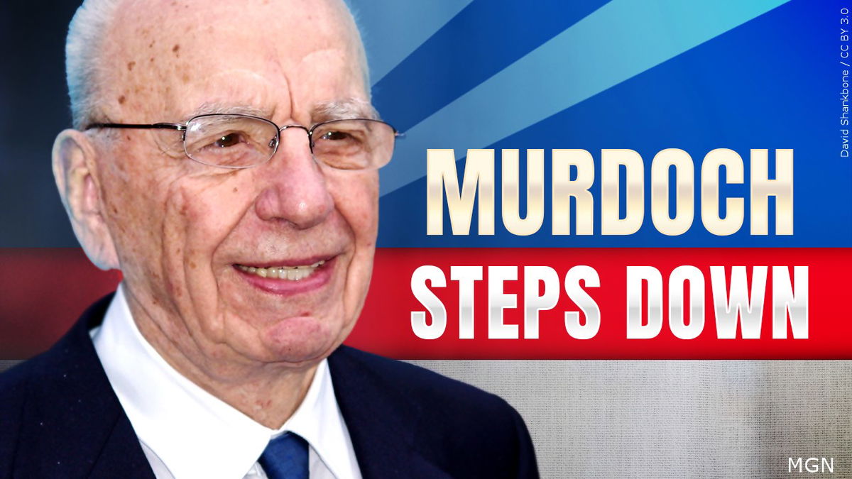 Rupert Murdoch steps down as Fox and News Corp. chairman, sending