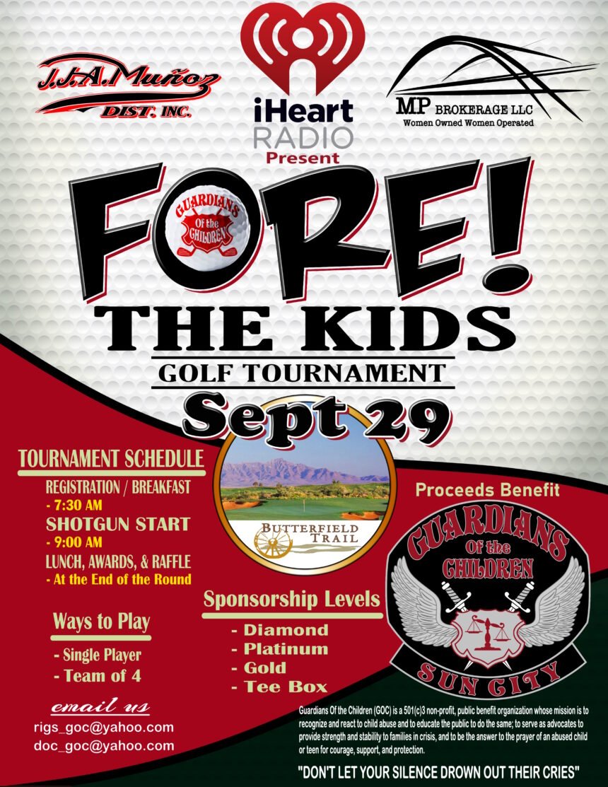 Fore The Kids 2023 - Flyer