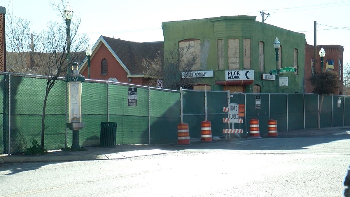 Buildings in Duranguito neighborhood 