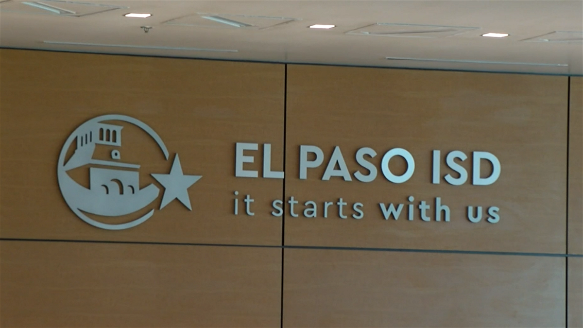 A sign inside the EPISD boardroom