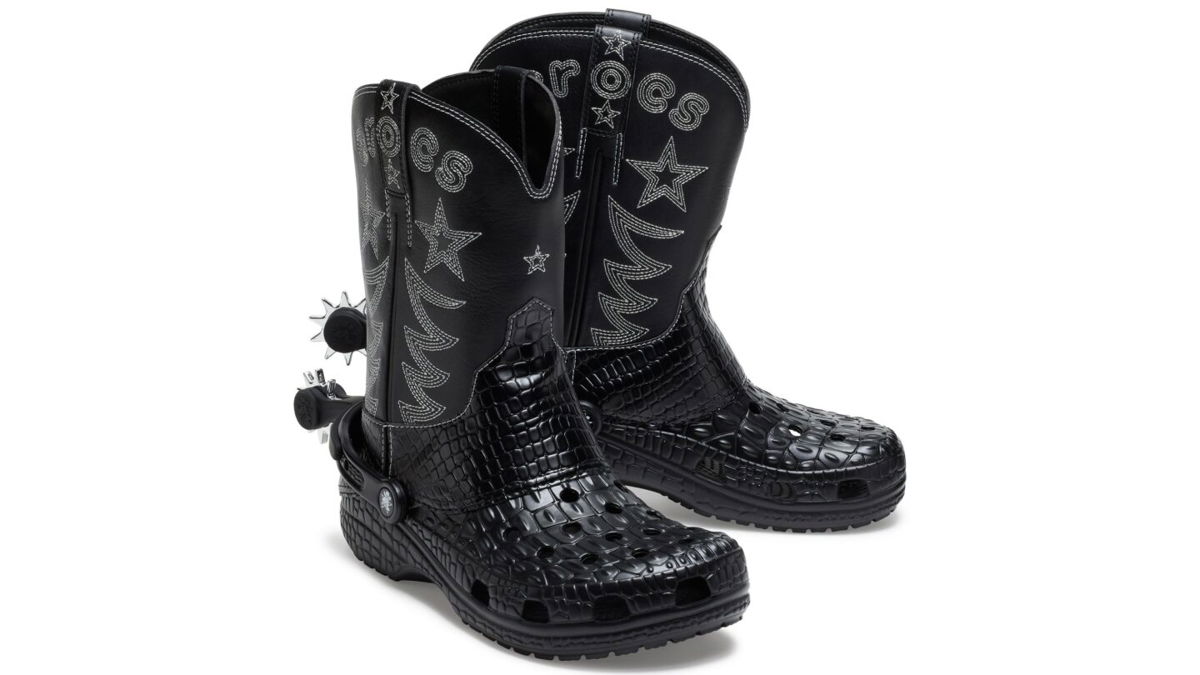 It appears that the trusty, “sorry-not-sorry that I’m ugly” Crocs foam clog has found a way to get even weirder, this time with some western flair.