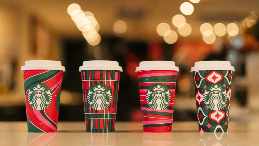 Christmas Starbucks Cold Cup, Starbucks Cup, Starbucks Christmas Cup,  Holiday Cup, Christmas Gift , Winter Vibes 