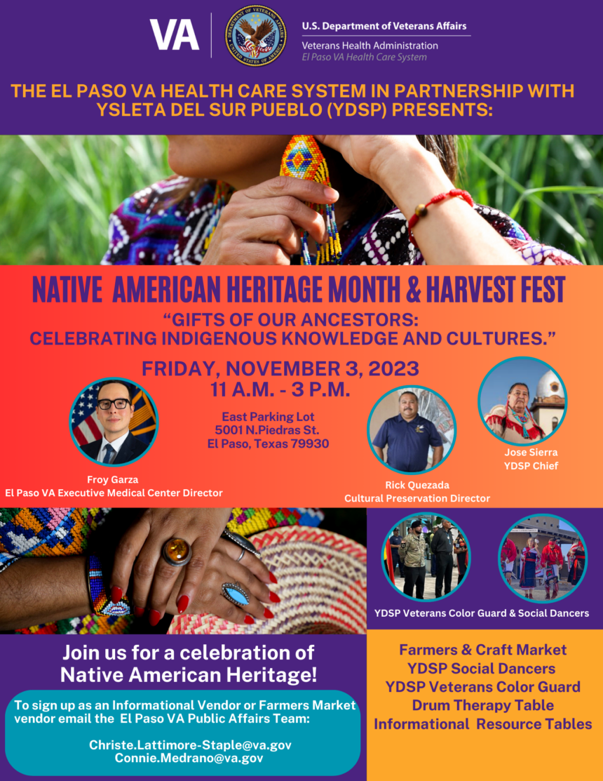 Updated Native American Heritage 2023 Flyer