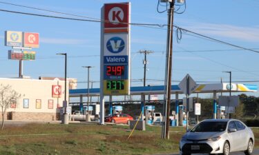 At a Circle K Valero gas station in San Antonio