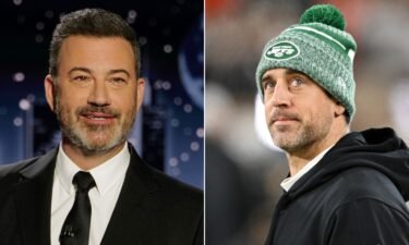 Jimmy Kimmel used his late show monologue Monday to address an unfounded allegation recently lodged against him by NFL star Aaron Rodgers.