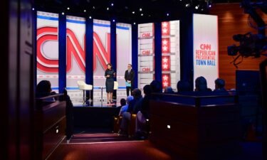 Haley participates in a CNN town hall at New England College in Henniker