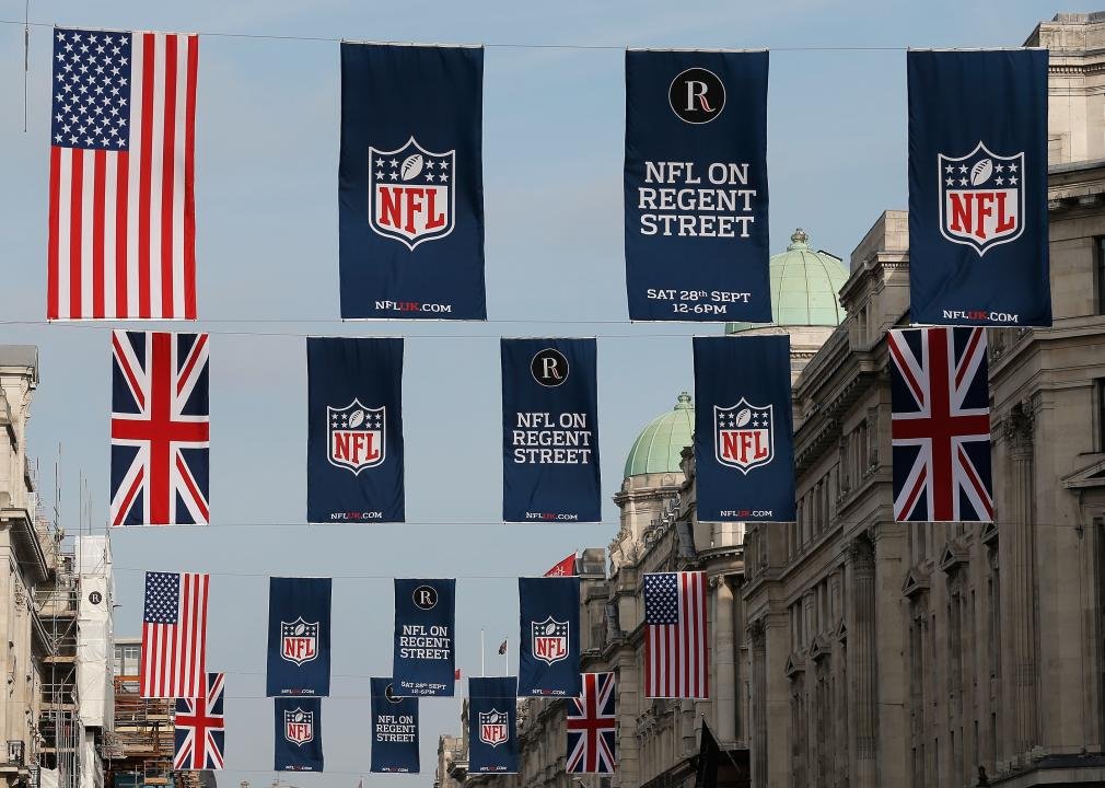 The most popular NFL teams in the UK