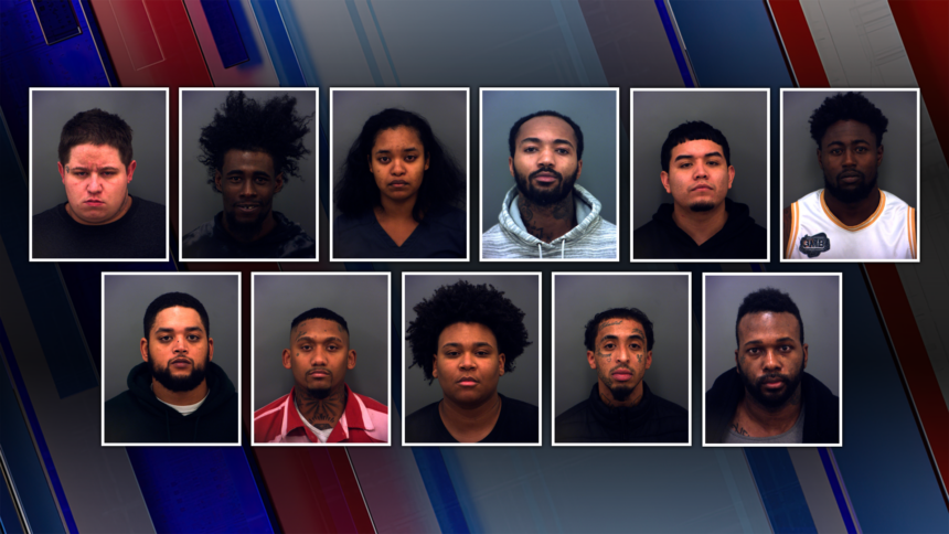 Police release mugshots of 11 suspects in Terrance Kinard capital ...