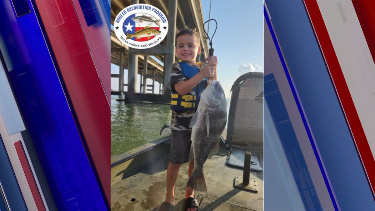 6-year-old Texan earns major fishing achievement - KVIA