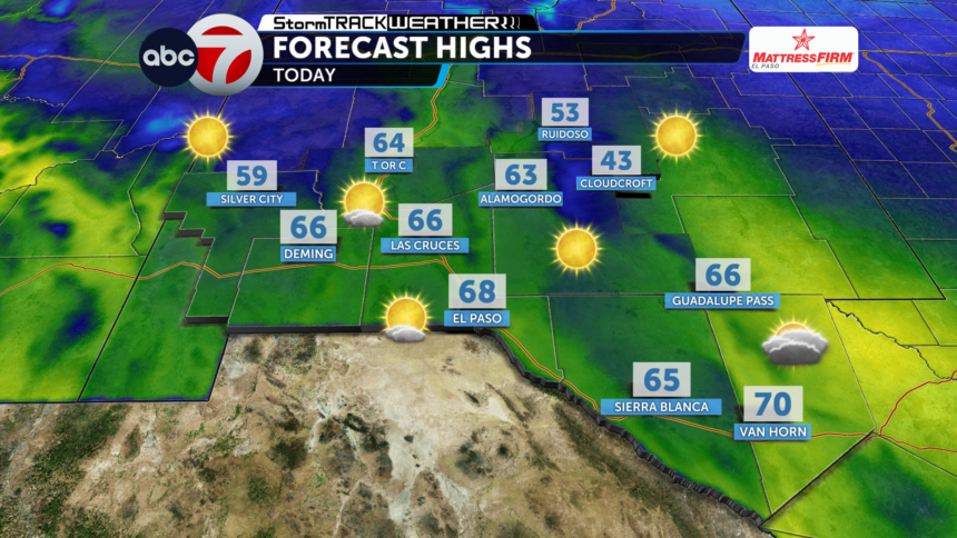 ABC 7 StormTrack Weather: Warm for your Friday afternoon, cold front ...