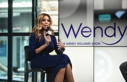 Wendy Williams in 2017 on the set of her show.