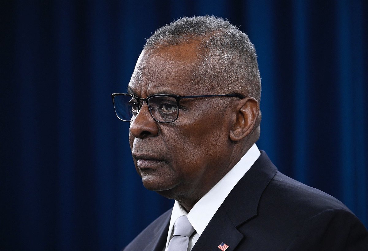 Defense Secretary Lloyd Austin, pictured here on February 1, is taken to the hospital for an 