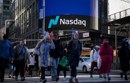 The Nasdaq composite index and S&P 500 broke records Thursday afternoon. In this file image from January 2