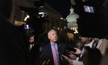 Rep. Ken Buck speaks to the press after the US House of Representatives passes US debt ceiling bill in Washington