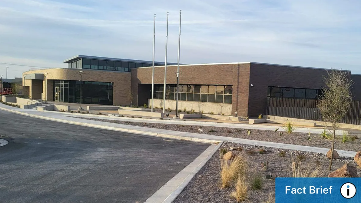 The El Paso Police department's $36 million Eastside Regional Command Center is set to open in June.