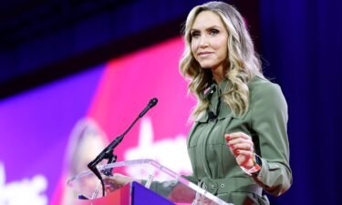 Lara Trump speaks during the Conservative Political Action Conference at Gaylord National Resort Hotel And Convention Center on February 22 in National Harbor