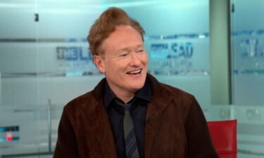 Conan O'Brien is pictured during an interview with CNN's Jake Tapper on April 11.