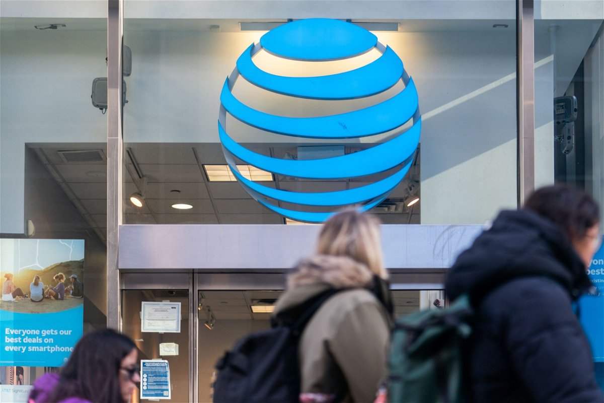 AT&T has launched an investigation into the source of a data leak. An AT&T store in New York is pictured here.