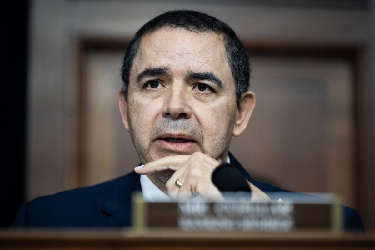 The Justice Department on Friday is expected to announce the indictment of US Rep. Henry Cuellar. The Texas Democrat is pictured here on April 10.