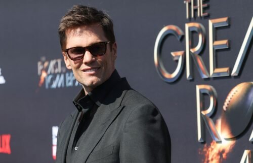 Tom Brady is seen here at Netflix Is A Joke Fest's 'The Greatest Roast Of All Time: Tom Brady' in Los Angeles on May 6.