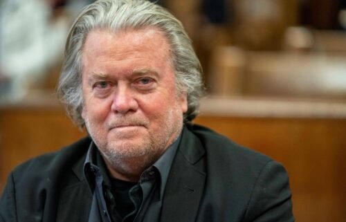A federal appeals court on May 10 upheld the contempt-of-Congress conviction of Steve Bannon. Bannon is seen here in New York City