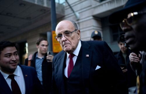 Former New York Mayor Rudy Giuliani is pictured here in Washington