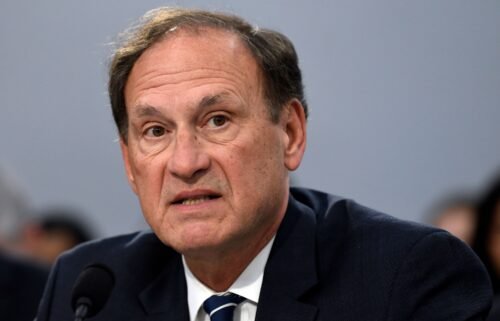 Supreme Court Justice Samuel Alito testifies before the House Appropriations Committee on Capitol Hill in Washington