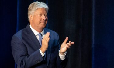 Pastor Robert Morris applauds after President Donald Trump spoke at Gateway Church's Dallas campus in June 2020.