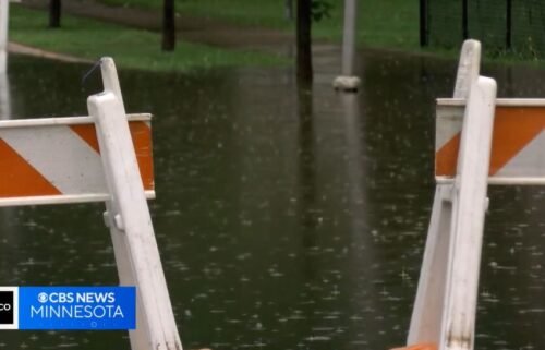 Heavy rainfall across the state on Tuesday night left hundreds of campers stranded at a northern Minnesota campground.