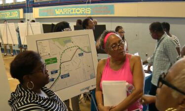 Baltimore residents expressed concerns over a Fredrick Douglass Tunnel project at a public meeting.