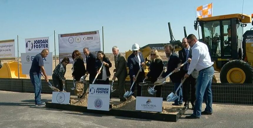 El Paso County hosts groundbreaking ceremony of the Fabens Airport ...