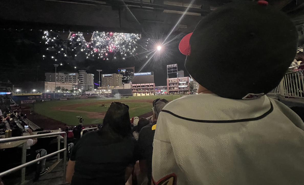 Southwest University Park will host an Independence Day fireworks show Thursday, July 4, at the conclusion of the game between the El Paso Chihuahuas and the Albuquerque Isotopes.