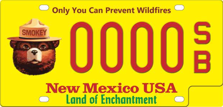 New Mexico introduces new Smokey Bear license plate, proceeds go to ...