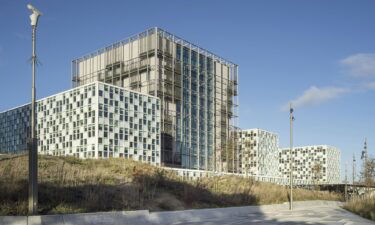 The International Criminal Court is seen at the Hague