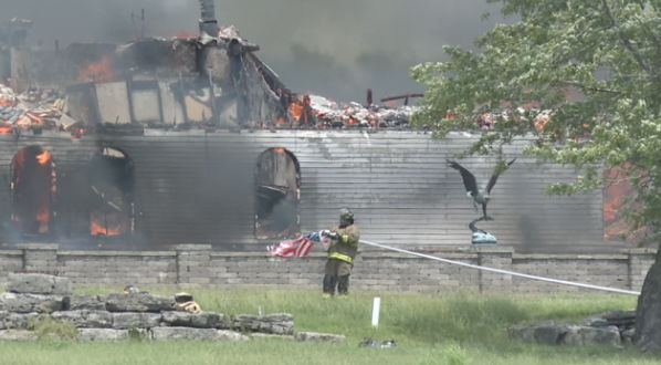 <i>KJRH via CNN Newsource</i><br/>In a large house fire