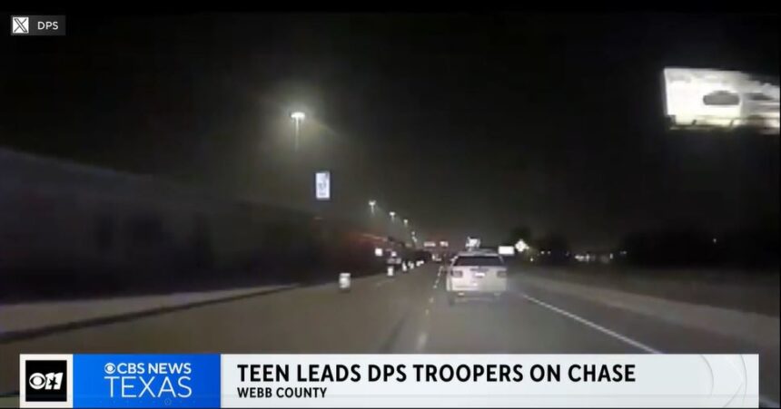 14-year-old alleged smuggler leads Texas DPS trooper on high-speed ...