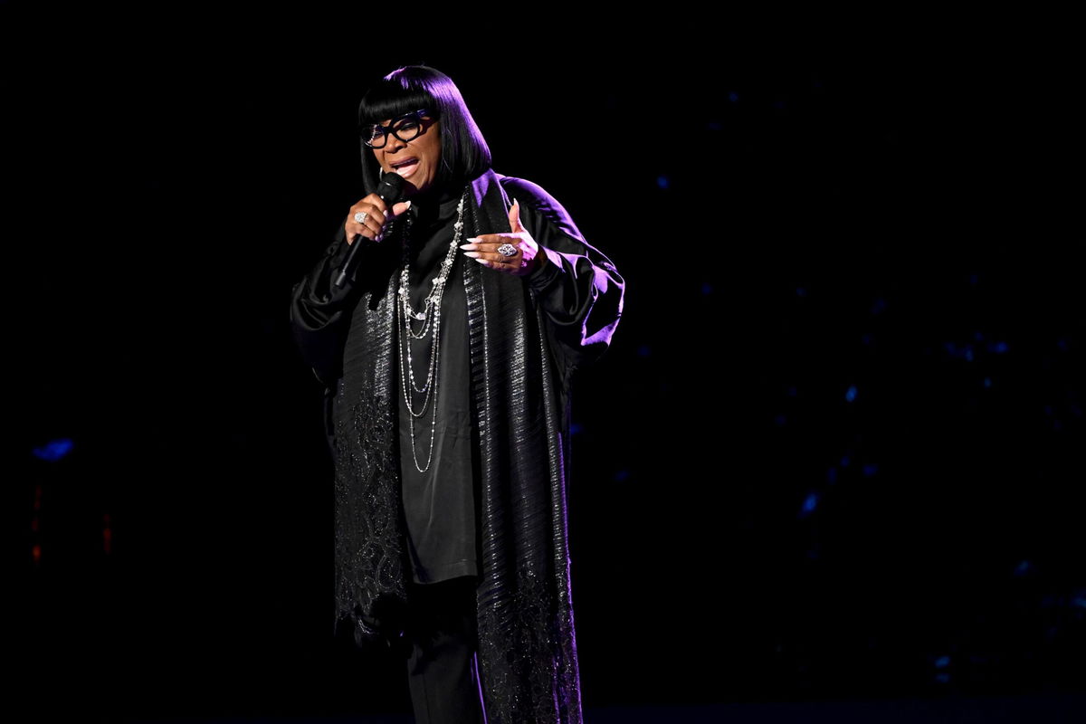 <i>Victor J. Blue/Bloomberg/Getty Images via CNN Newsource</i><br/>Patti LaBelle at a walkthrough during the Democratic National Convention (DNC) at the United Center in Chicago