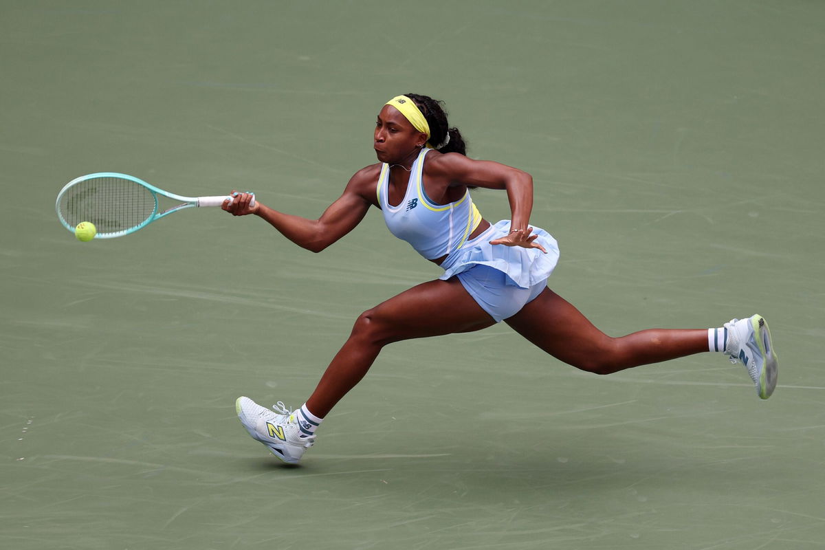 <i>Al Bello/Getty Images via CNN Newsource</i><br/>Coco Gauff cruised into the second round of the US Open.