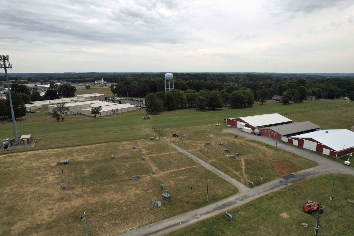 <i>Jessie Wardarski/AP/File via CNN Newsource</i><br/>A view of the site of the July 13