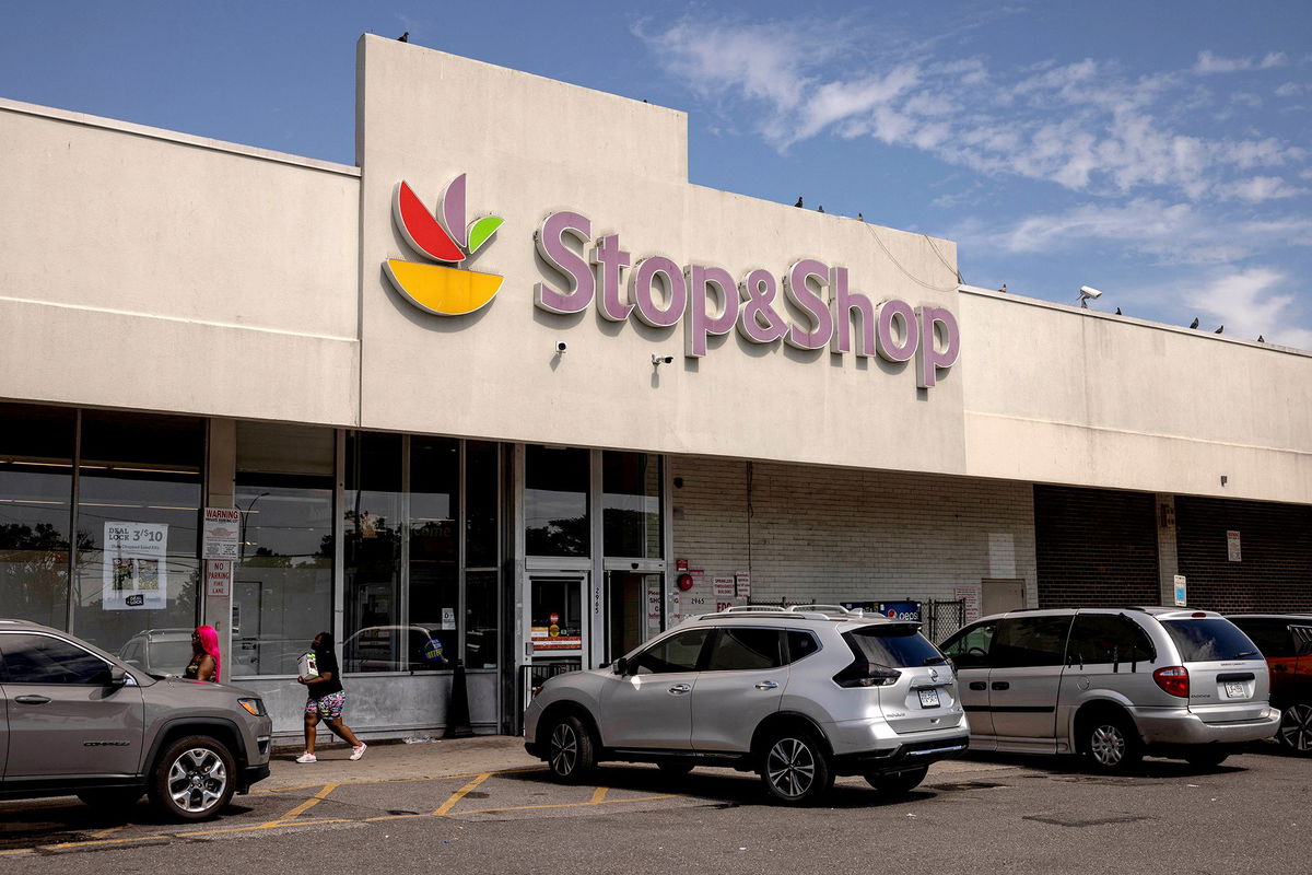 <i>Yuki Iwamura/Bloomberg/Getty Images via CNN Newsource</i><br/>A Stop & Shop grocery store in Brooklyn.