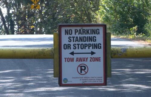 The City of Eugene closed the Skinner Butte parking lot after a video of an illegal fireworks display circulated on social media