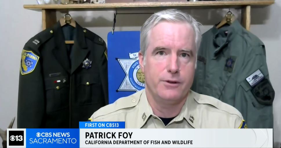 <i>KOVR via CNN Newsource</i><br/>Captain Patrick Foy with CDFW said they were able to confirm it was a bear attack from samples taken at the scene and from the victim and get a DNA profile of the bear.