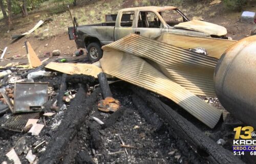 A Park County man is in the hospital after his cabin exploded.